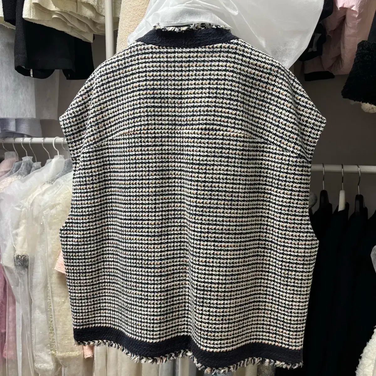 ツイード ベスト