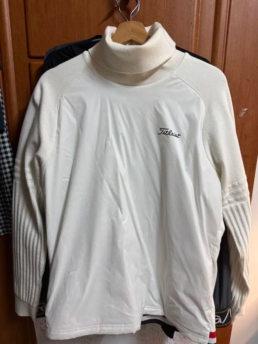 Titleist タイトリスト 正規品 ホワイト ゴルフネック ニット L サイズ