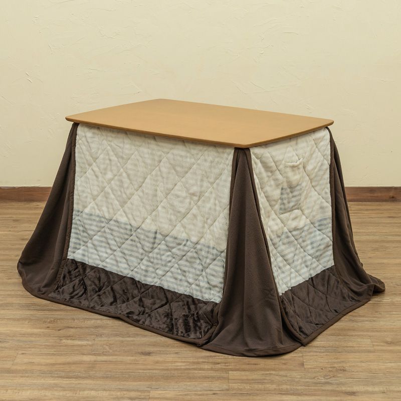 ダイニングコタツ 90×60 長方形 掛け布団セット 全2色 ☆沖縄