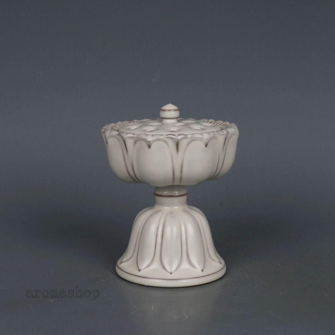 宋汝窯月牙白釉提梁壺 急須 工芸品 美術品 置物