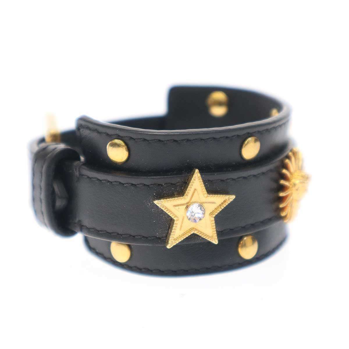 メデューサチャーム レザーブレスレット