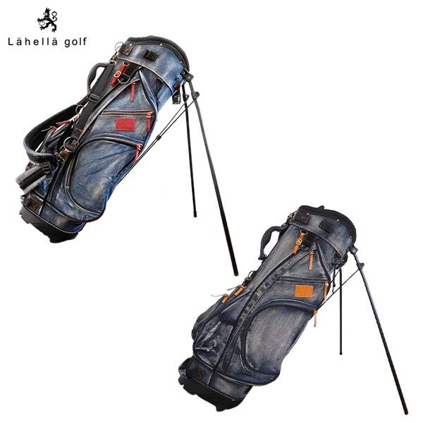 値下【限定カラー】ラヘラ ゴルフ L-510 デニム スタンド キャディバッグ 限定カラー】ラヘラ ゴルフ L-510 デニム スタンド キャディバッグ