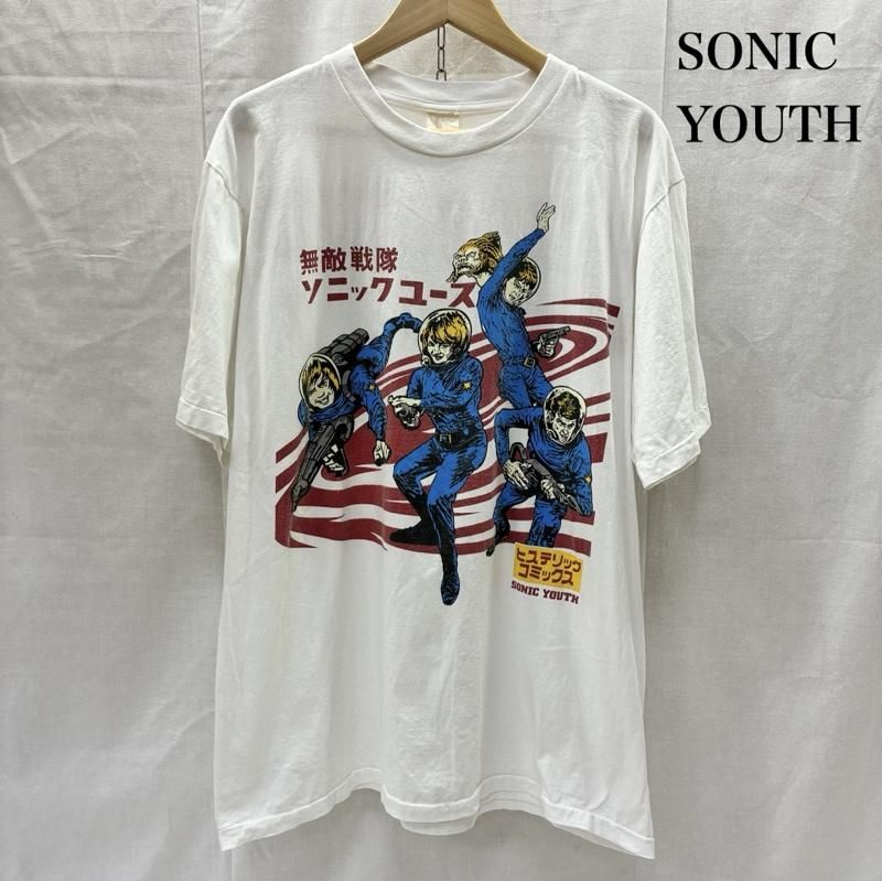 USA製 SONIC YOUTH ソニックユース 半袖 Tシャツ USED 古着 Tシャツ 半袖 無敵戦隊 SONIC YOUTH ソニックユース