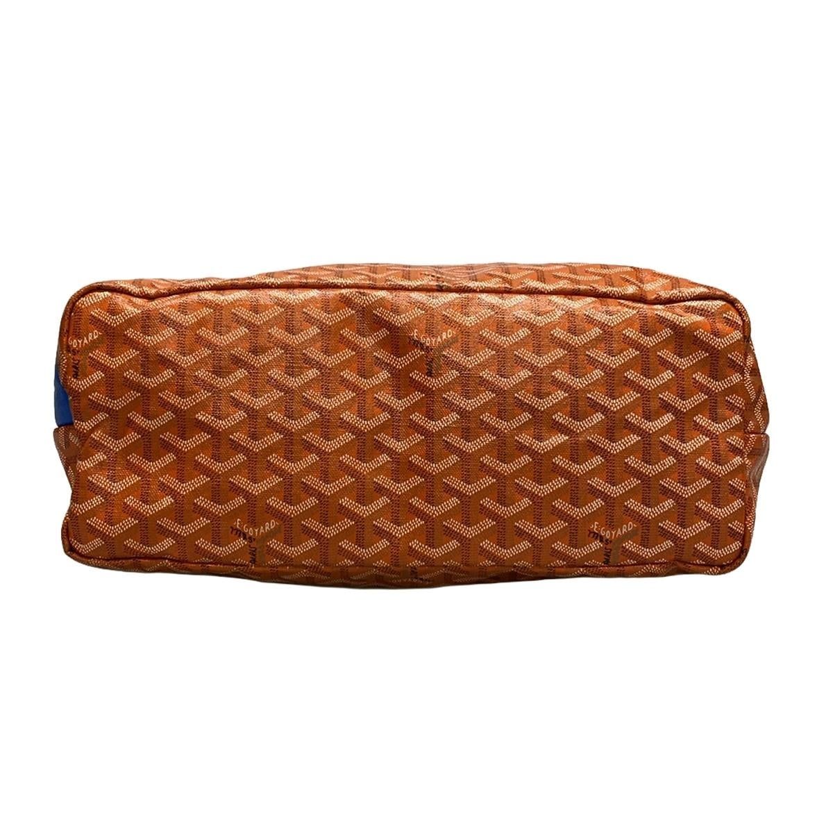 GOYARD(ゴヤール) トートバッグ サンルイPM オレンジ×ブルー×マルチ レザー