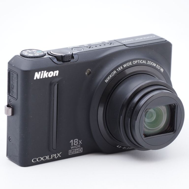 Nikon ニコン COOLPIX S9100 ブラック - メルカリ