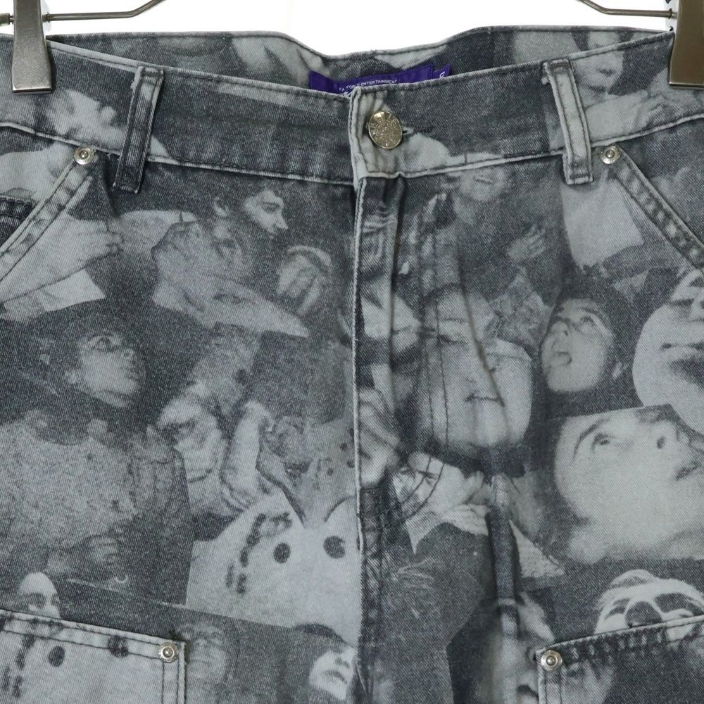 FUCKING AWESOME (ファッキンオーサム) FACE PRINT DOUBLE KNEE PANTS