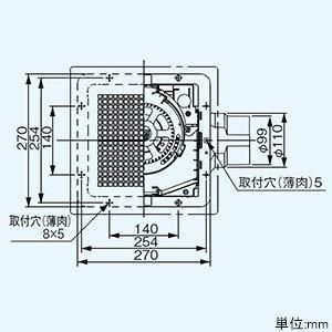 ルーバー別売タイプ FY-24JK8