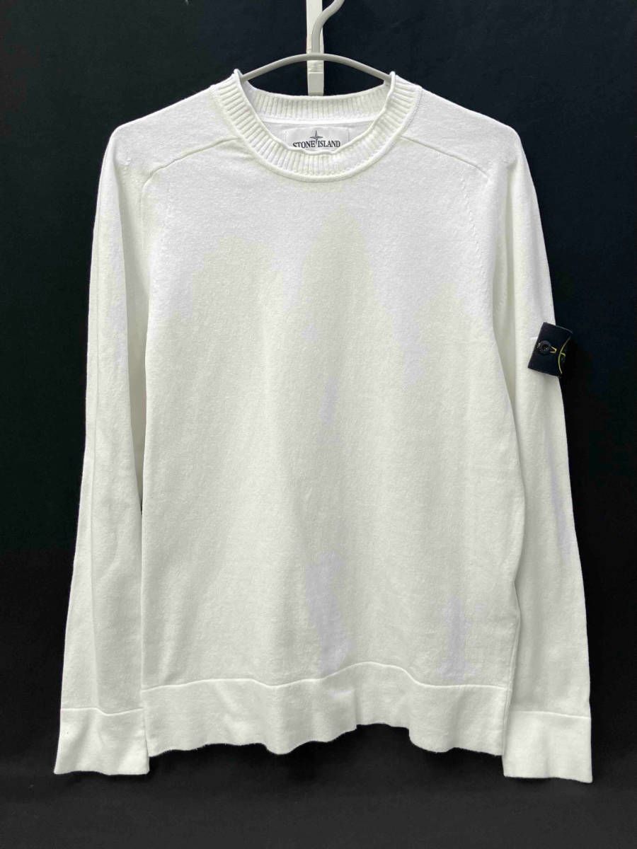 STONE ISLAND ストーンアイランド クルーネック ニット ホワイト
