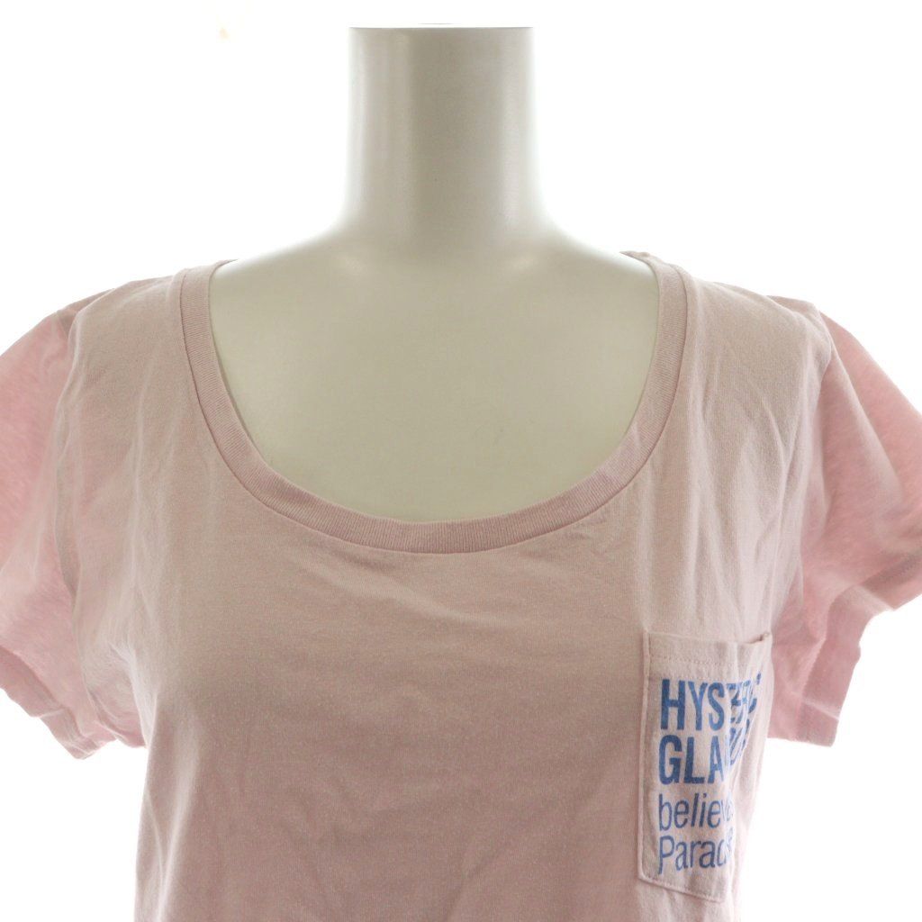 【バックプリント】 HYSTERIC GLAMOUR コットン 半袖 シャツ バックプリント】 HYSTERIC GLAMOUR コットン 半袖 シャツ