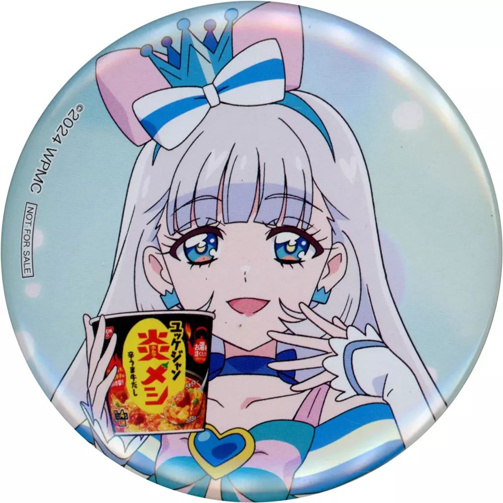 中古】バッジ・ビンズ キュアニャミー オリジナル缶バッジ 「日清の