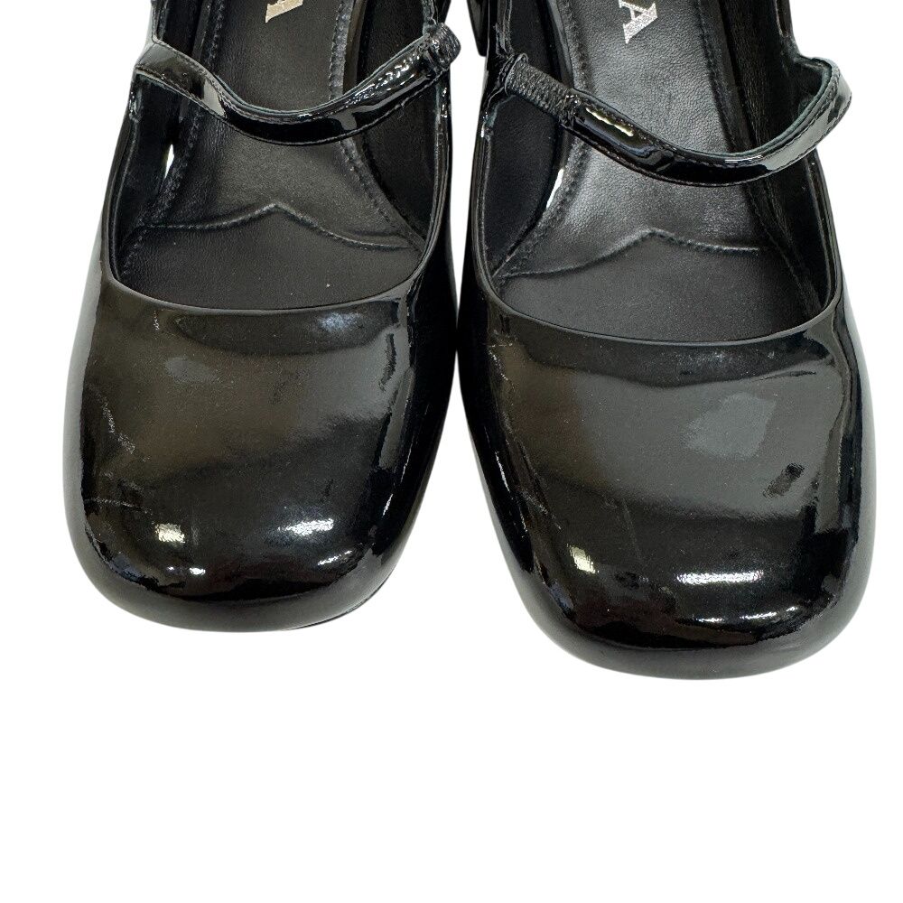 PRADAプラダ 23.0-23.5 チャンキーヒール ローファー ブラック