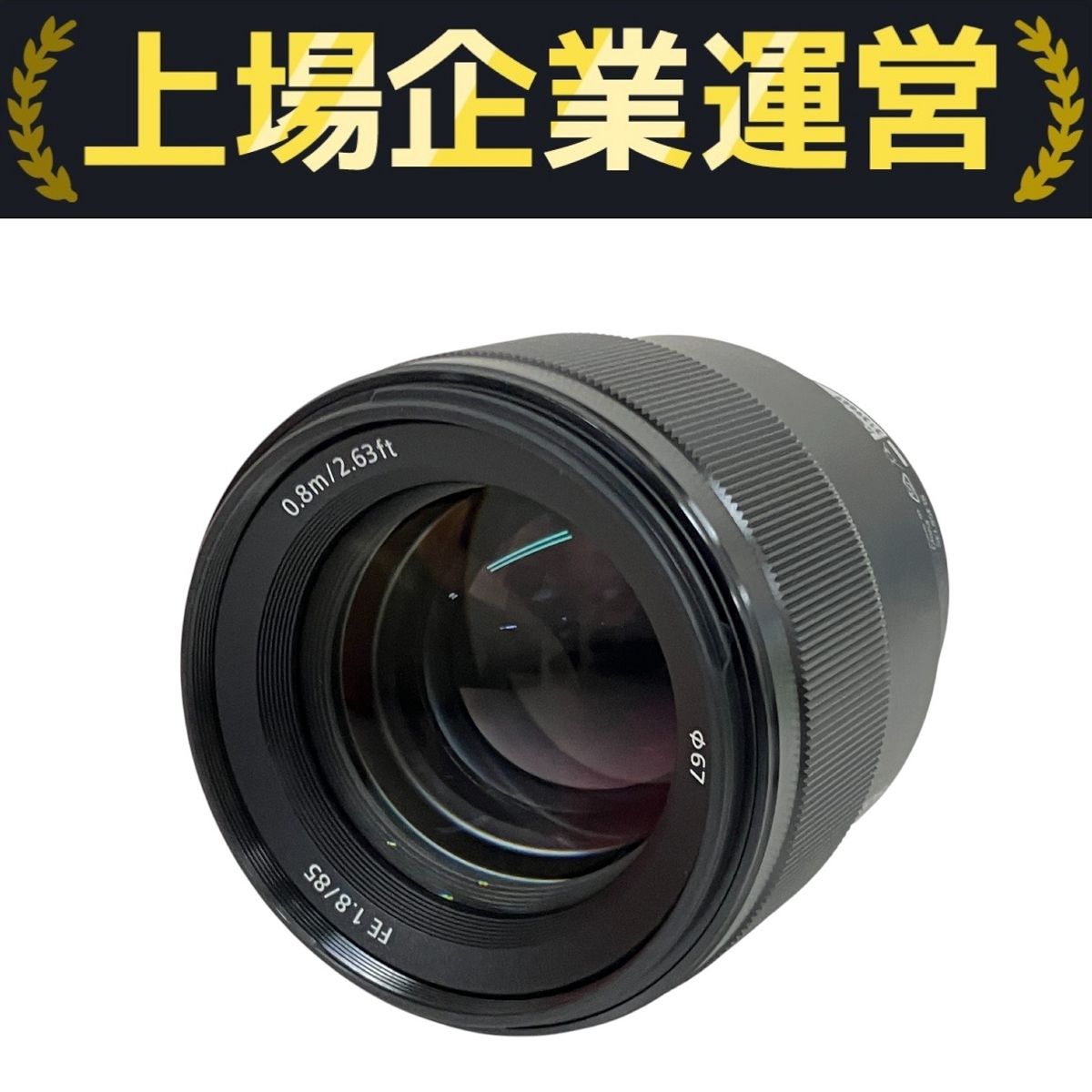 SONY FE 85mm F1.8 SEL85F18 中望遠単焦点レンズ 一眼レフカメラ