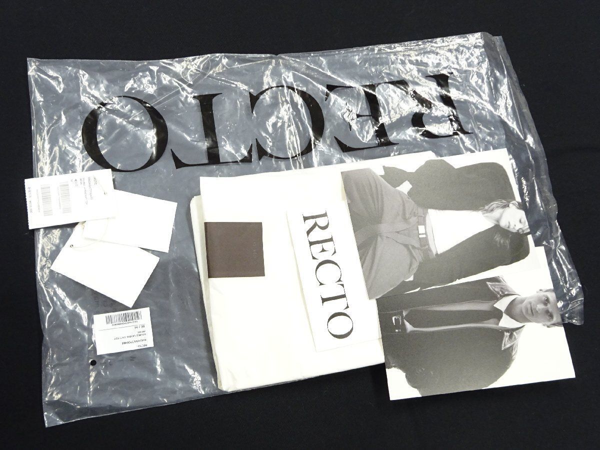 24FW【未使用】RECTO(レクト) DOUBLE LAYERS KNIT TOP (BEIGE