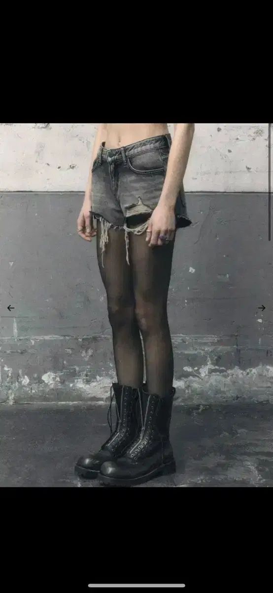 BOHEMSEO ボヘミアンソウル ダメージ デニム ショートパンツ s