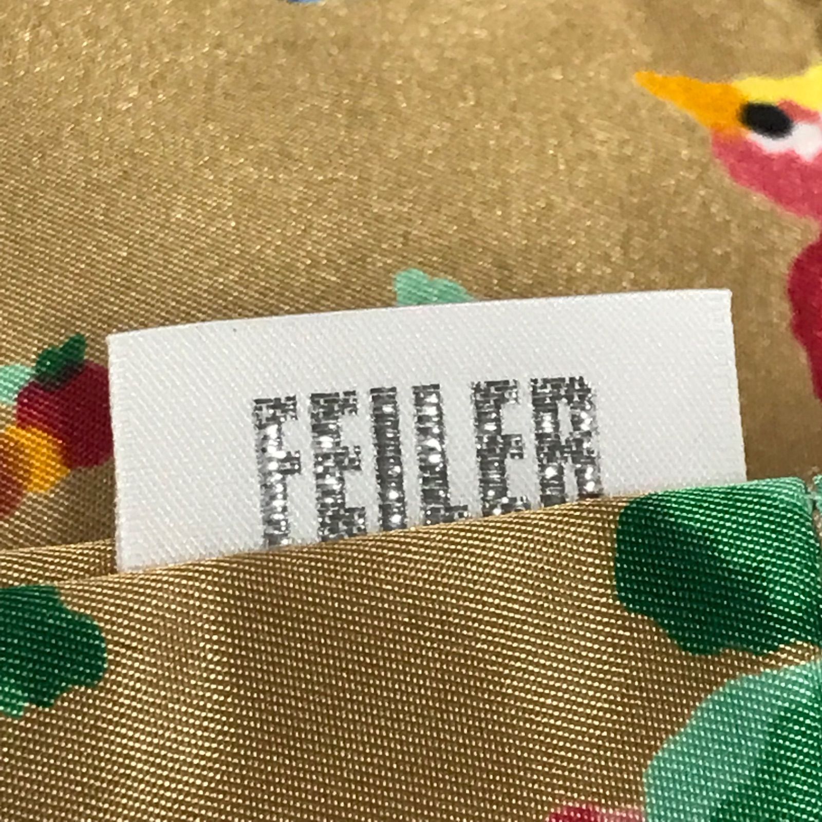 美品】FEILER フェイラー ポーチ付きトートバッグ うさぎ りす バンビ