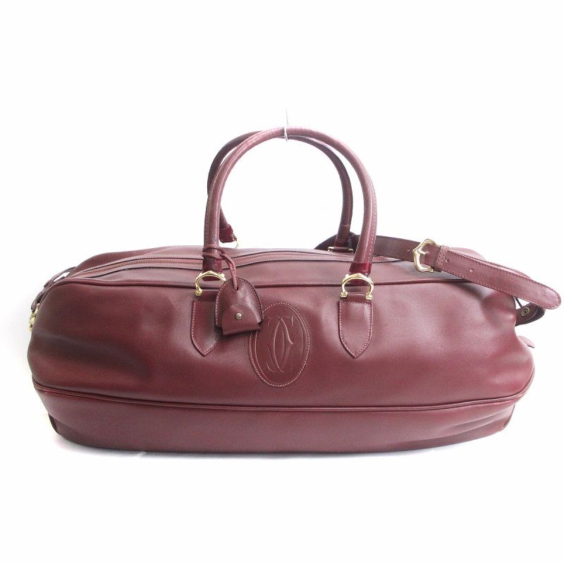 カルティエ Cartier マストライン 2WAY ボストンバッグ ショルダー