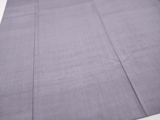 平和屋着物□極上 高機結城紬 色無地 鳩羽色 証紙付き 逸品 CYAA2620s5