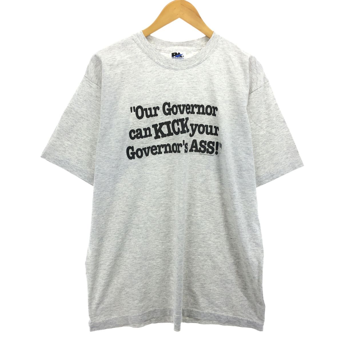 古着 ROYAL AVALON メッセージプリントTシャツ メンズXL相当/eaa461500