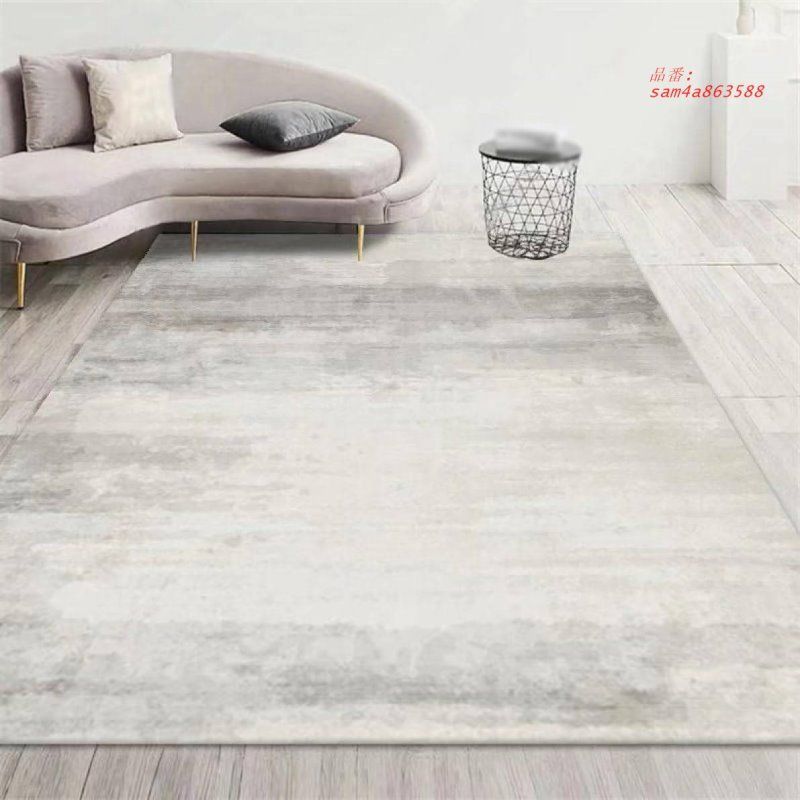 カーペット 床暖対応 低反発 ラグマット 洗える 黒 マット おしゃれ 西海岸 ヴィンテージ アイボじゅうたん 200*250 ミッドセンチュ柄 ラグ 夏用 北欧 am4a863588