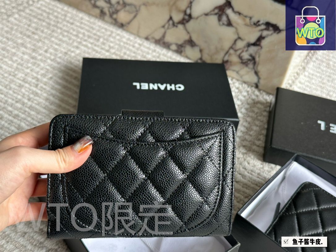 CHANEL ミディアム 財布 本日限定特価】シャネル キャビアレザー ミディアムウォレット