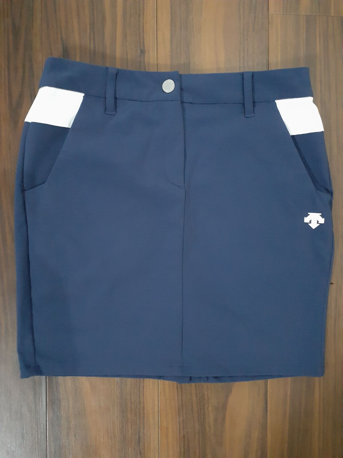 デサント ゴルフ レディース ワンピース M ネイビー デサントゴルフ DESCENTE ゴルフ 開襟半袖ワンピース -デサント