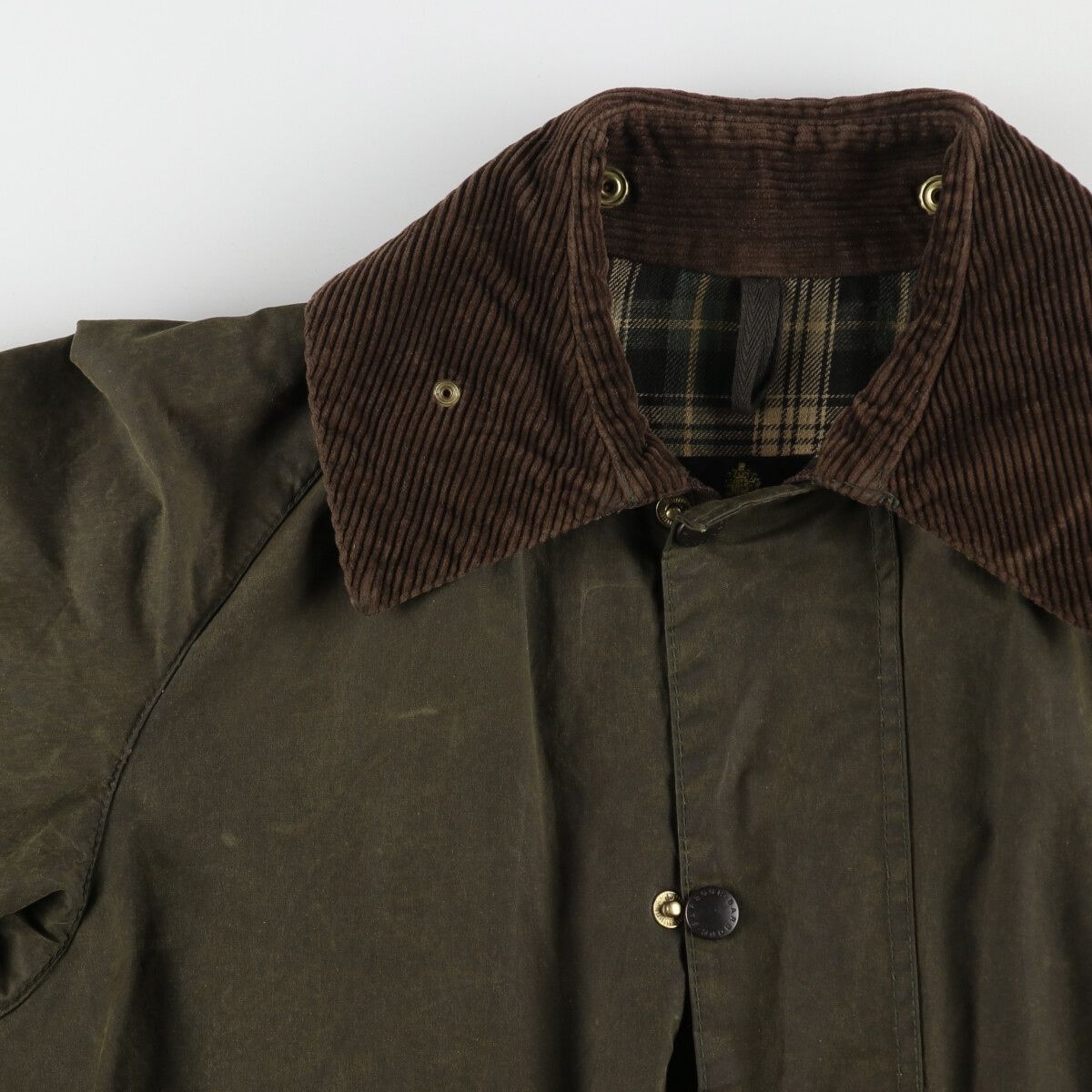 古着 ~90年代 バブアー Barbour BURGHLEY バーグレイ 旧3ワラント ワックスコットン オイルドジャケット 英国製 C38/evb007726  - メルカリ