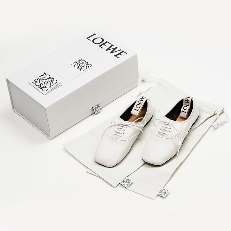 LOEWE ロエベ Soft Derby ソフトダービーフラットシューズ - メルカリ