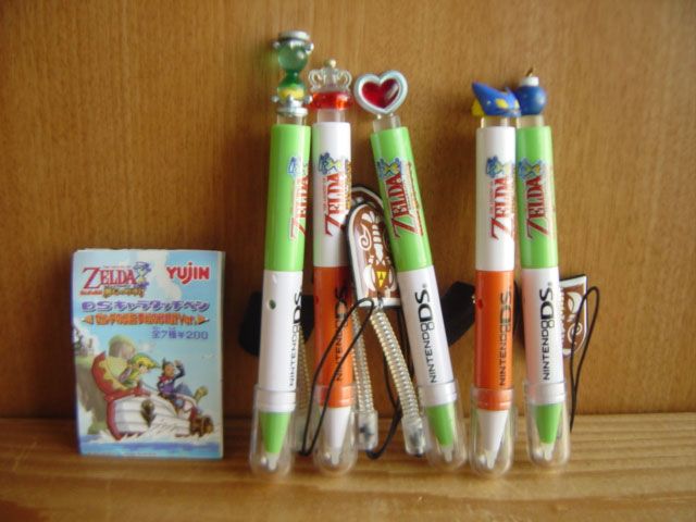 ♯Fsv15JAゼルダの伝説夢幻の砂時計DSキャラタッチペン5種 ガシャポン ♯Fsv15JAゼルダの伝説夢幻の砂時計DSキャラタッチペン5種 ガシャポン