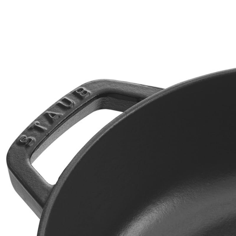 ストウブ Staub ブレイザー ソテーパン ブラック 26cm 大きい 両手 鋳物 ホーロー 鍋 すき焼き IH対応 日本正規販売品 Braiser 40506-542 1
