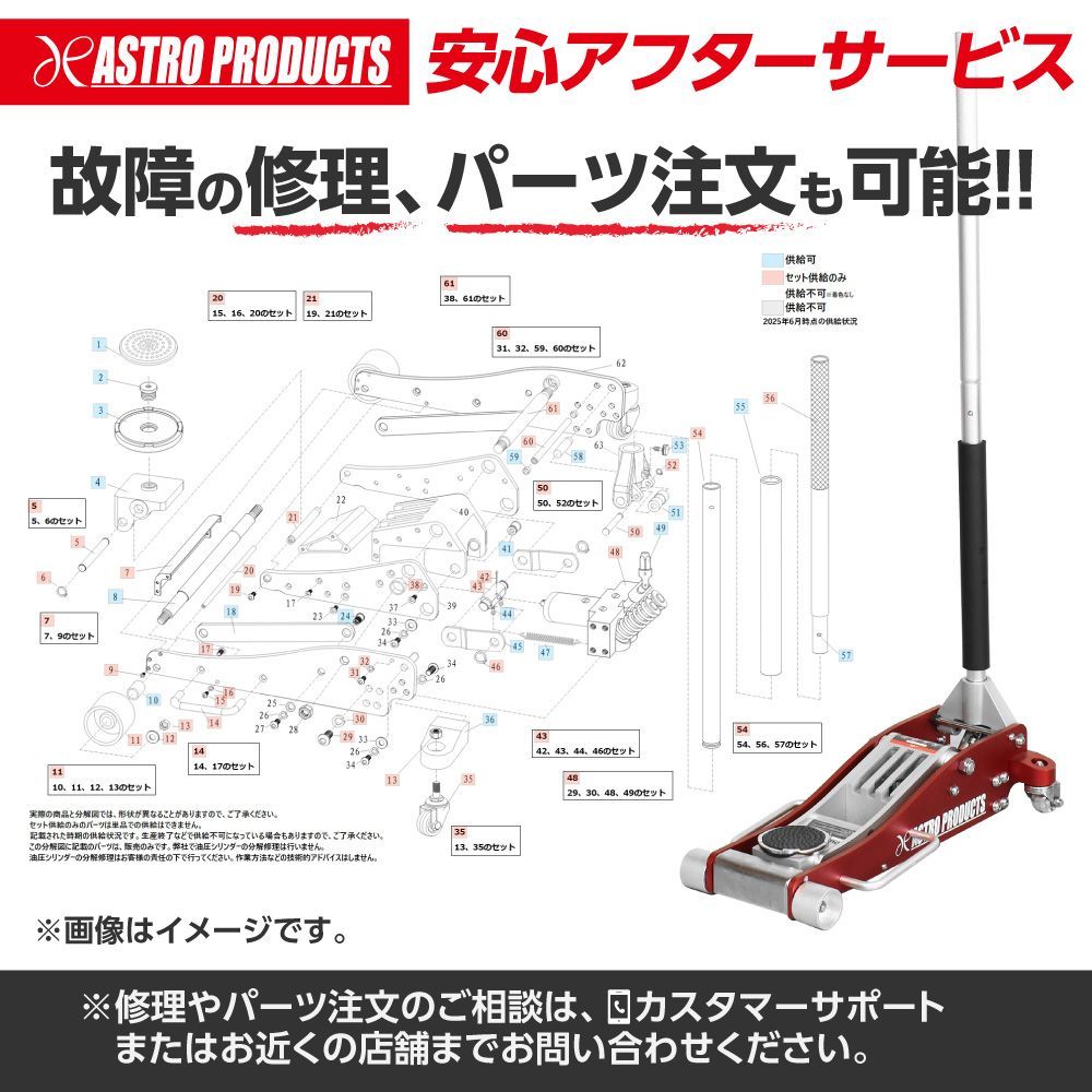 アルミガレージジャッキ GJ169