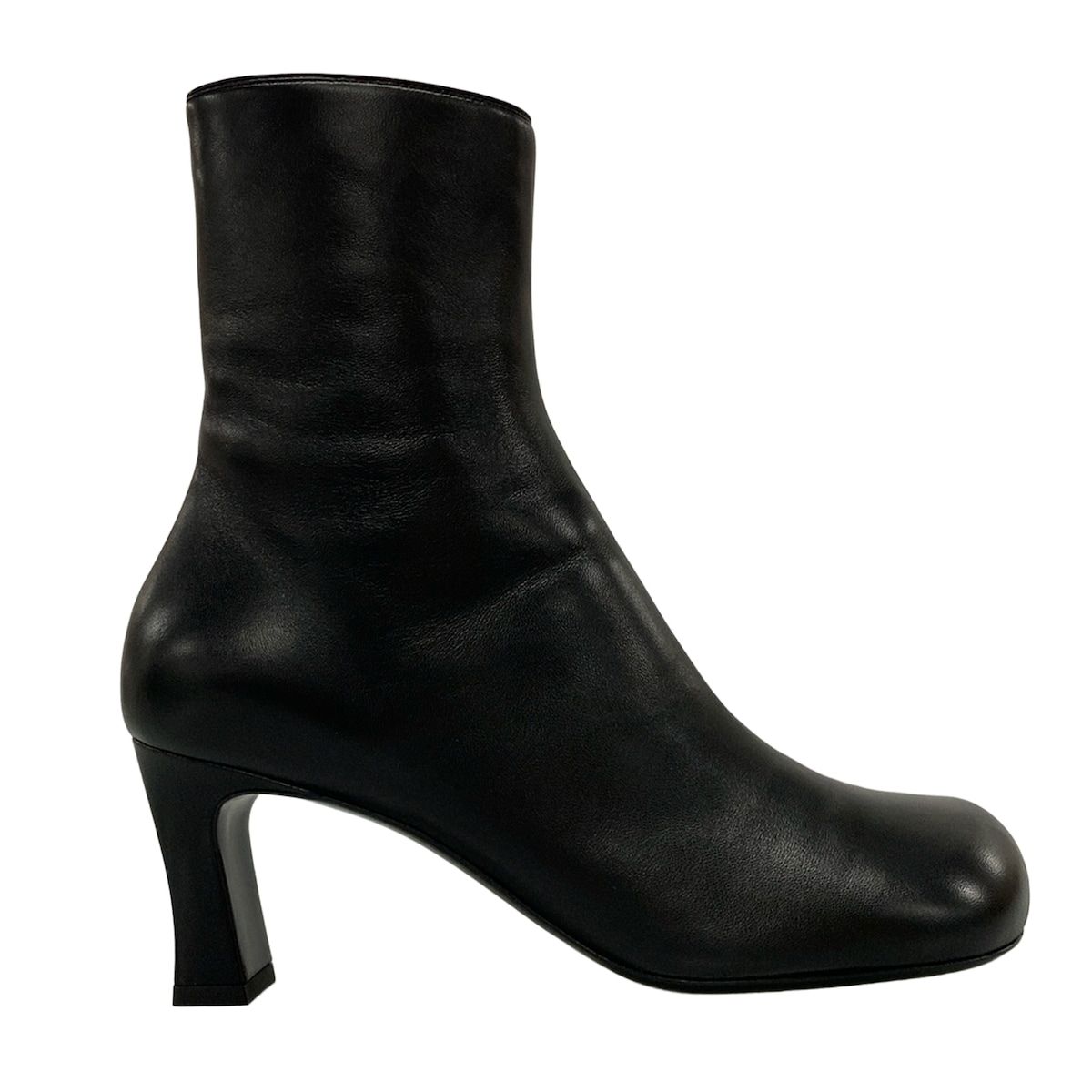 BOTTEGA VENETA ボッテガヴェネタ ショートブーツ 38 レディース ニコ アンクルブーツ 816564VBSD01000 黒 ラムスキン