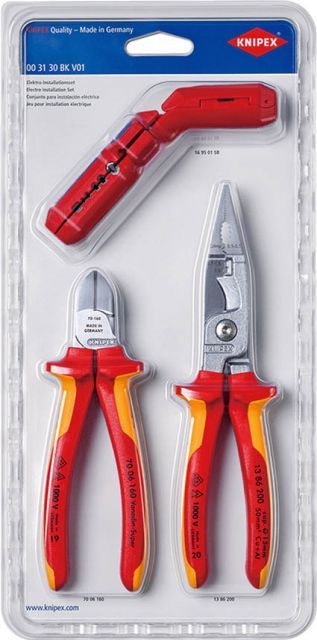 クニペックス KNIPEX 電線作業工具セット003130BKV01