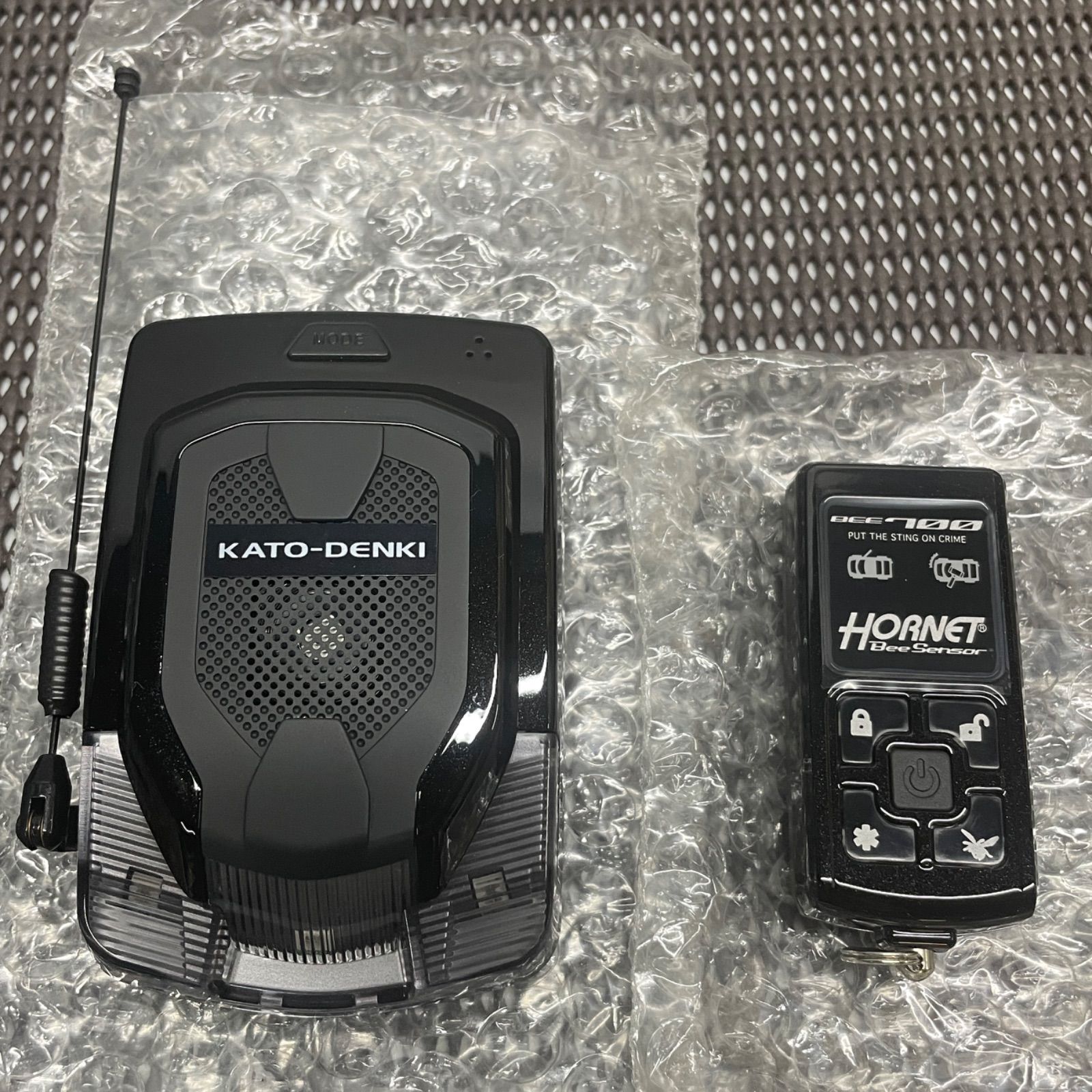 加藤電機 HORNET BeeSensor BEE700 長期 み 説明書の袋 み ホーネット ビーセンサー カーセキュリティ カー用品