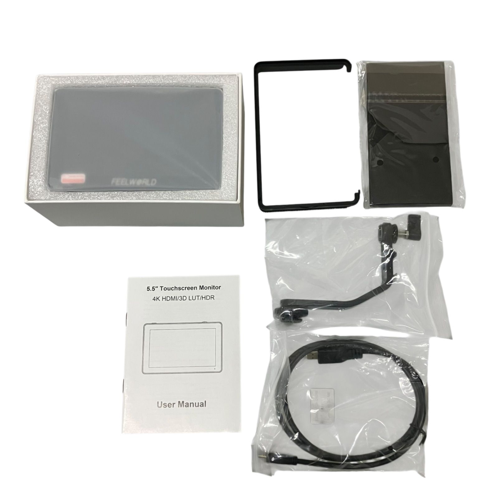 WJ35 FEELWORLD F6 PLUS 6インチ小型タッチスクリーン3D LUTカメラDSLRフィールドモニター1920x1080 HD 4K HDMI