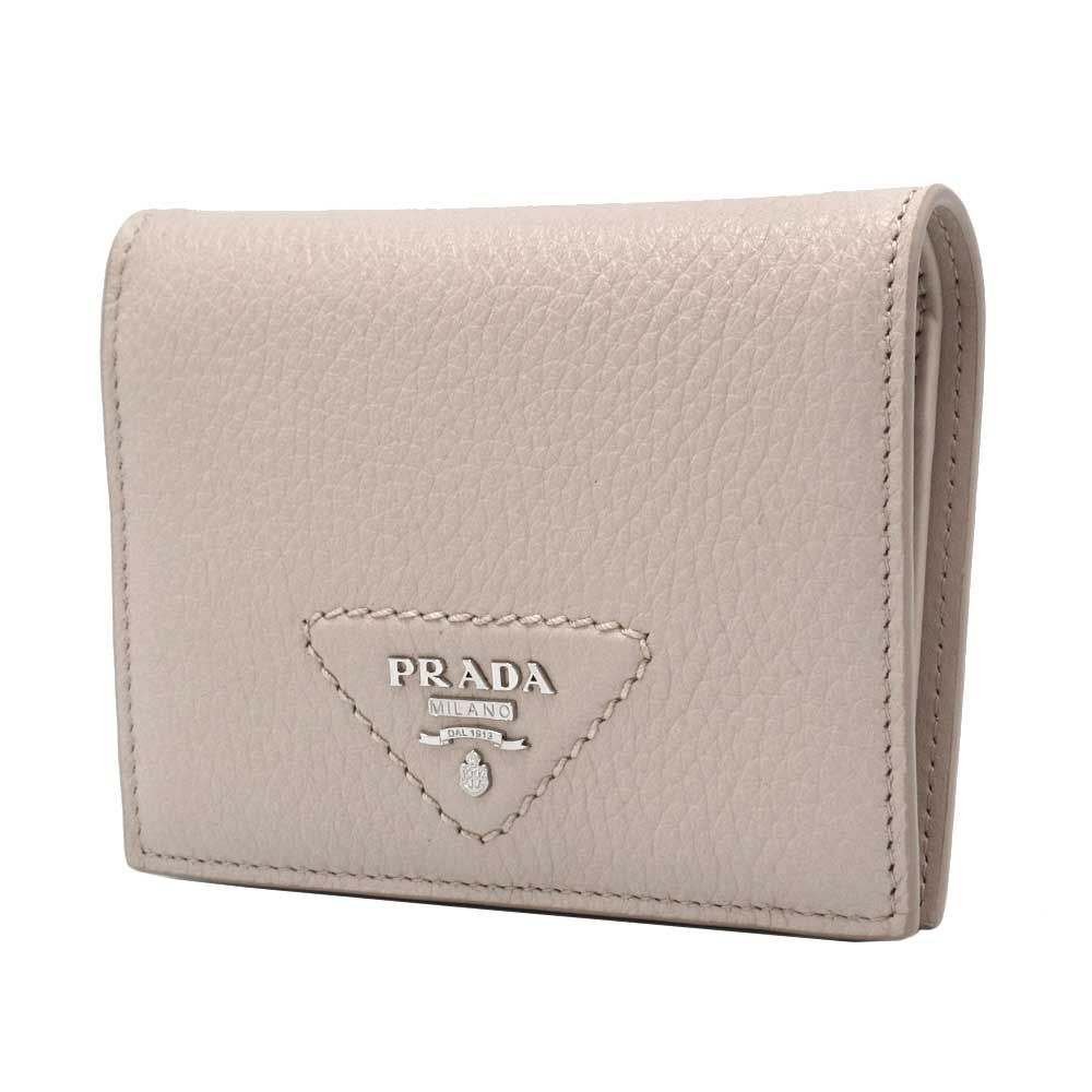 プラダ 二つ折り財布 PRADA PORTAF.VERTI.PICCOLOキルティング 1MV204  