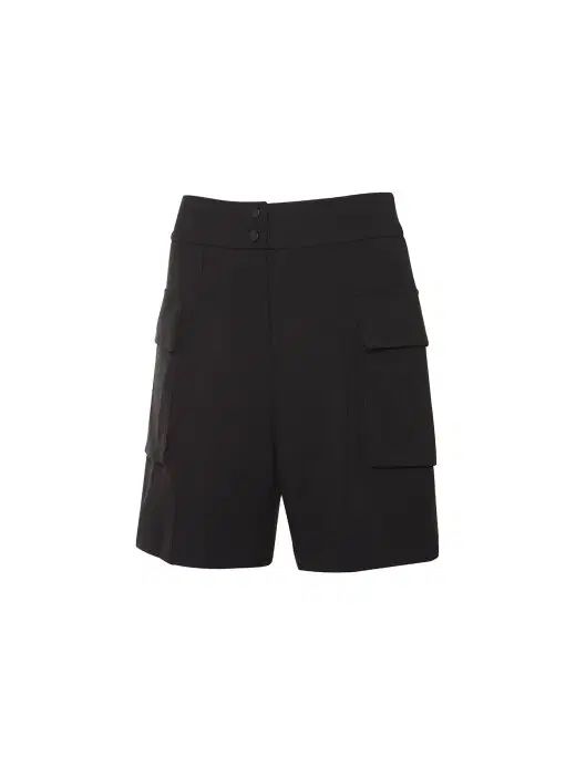 W.ANGLE ワイドアングル レディース バミューダ パンツ 黒 25