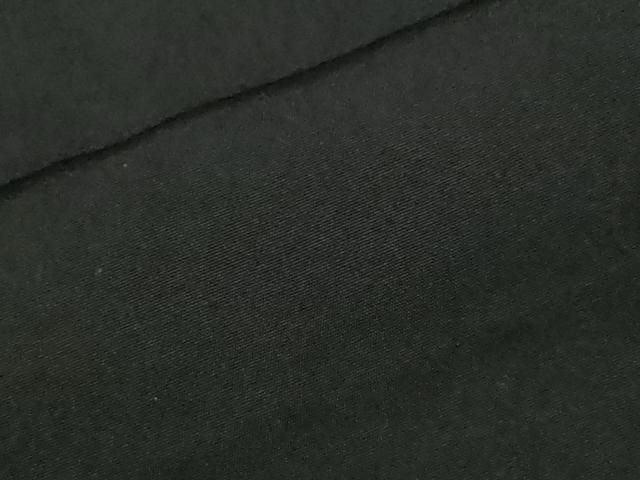 平和屋着物#男性 黒紋付 羽織 単衣 正絹 dy