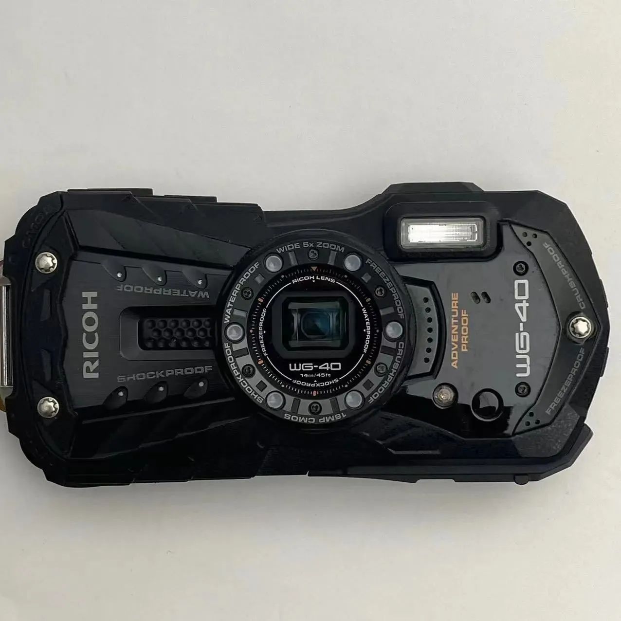 純正バッテリーRICOH WG-40  BLACK 美品　リコー　防水　防塵　デジタルカメラ