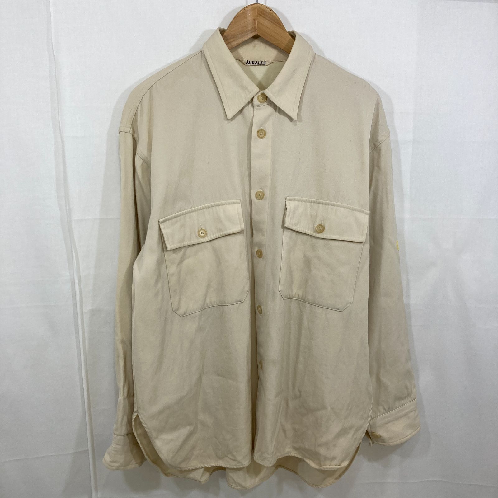 AURALEE WOOLMAX GABARDINE SHIRTS オーラリー 4 AURALEE/オーラリー】 WOOL MAX GABARDINE SHIRT…[2020.02.08
