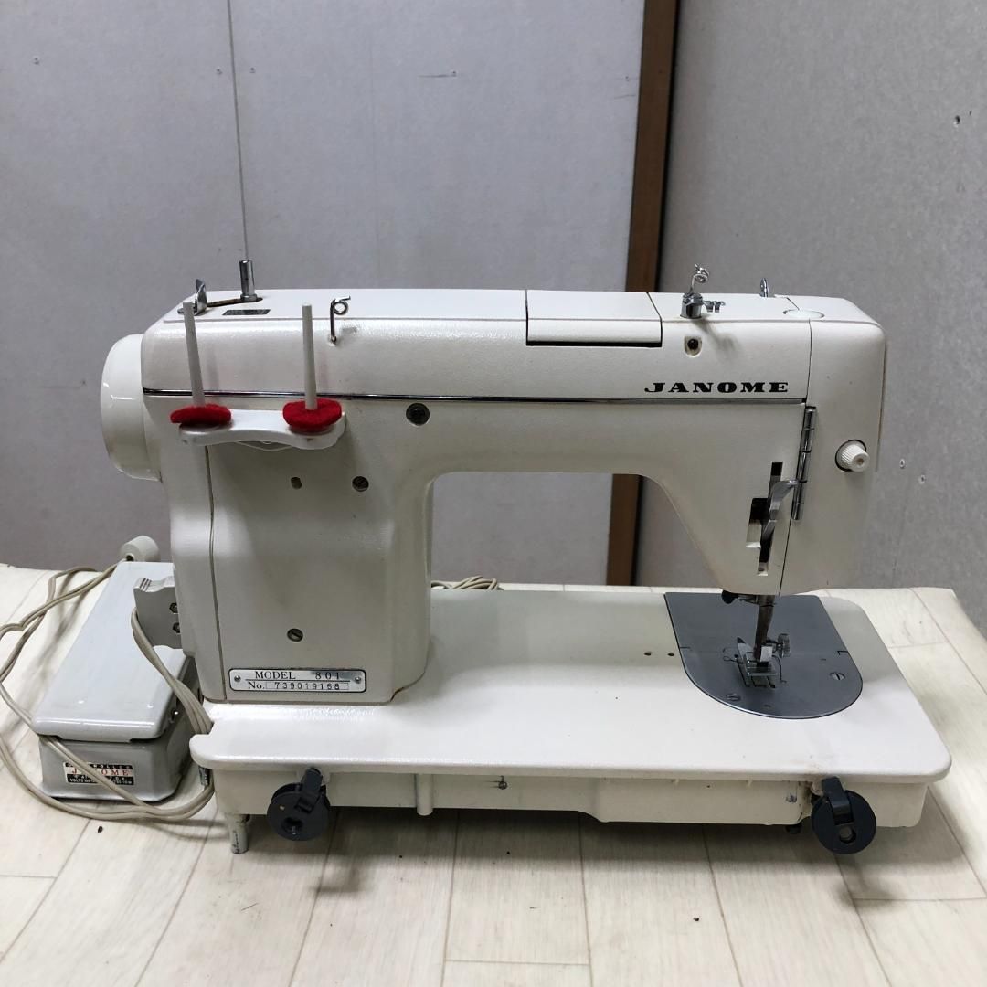 ☆JANOME JANOME ジャノメ ミシン 801 アンティークミシン ハンド 
