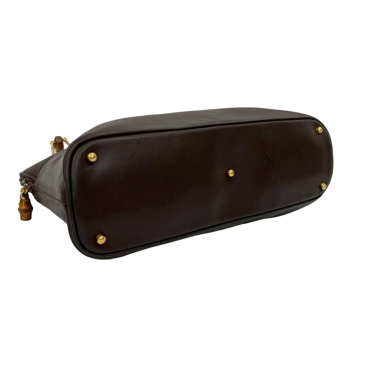 【美品】GUCCI レザーバッグ 極 美品 GUCCI オールド グッチ レザー 2way ショルダー バッグ
