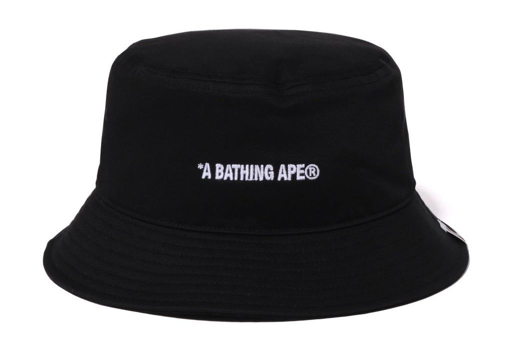 BAPE LOGO BUCKET HAT ハット 1K80-181-302 - メルカリ