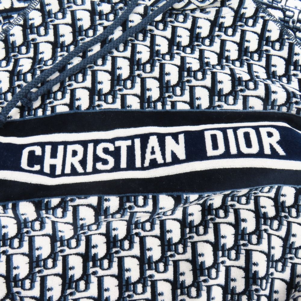 78715 Christian Dior クリスチャンディオール オブリーク ショートスリーブ スウェットシャツ フード付き ロゴ 半袖Ｔシャツ