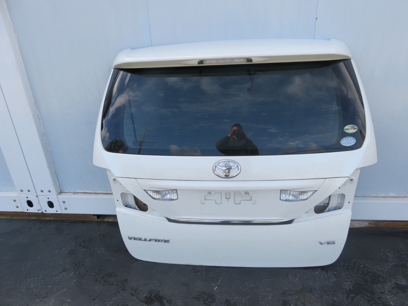 SFC2612 ヴェルファイア ANH20W ANH25W GGH20W GGH25W 前期 純正 パワーバックドア リアゲート トランク ハッチバック カメラ付き 070 パールホワイト