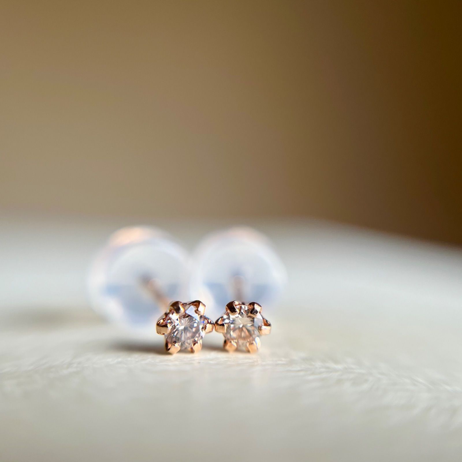 メ*マ様 K18PG 18金ピンク ダイヤモンド0.220ct 片耳ピアス ブラ メ*マ様 K18PG 18金ピンク ダイヤモンド0.220ct 片耳ピアス ブラ