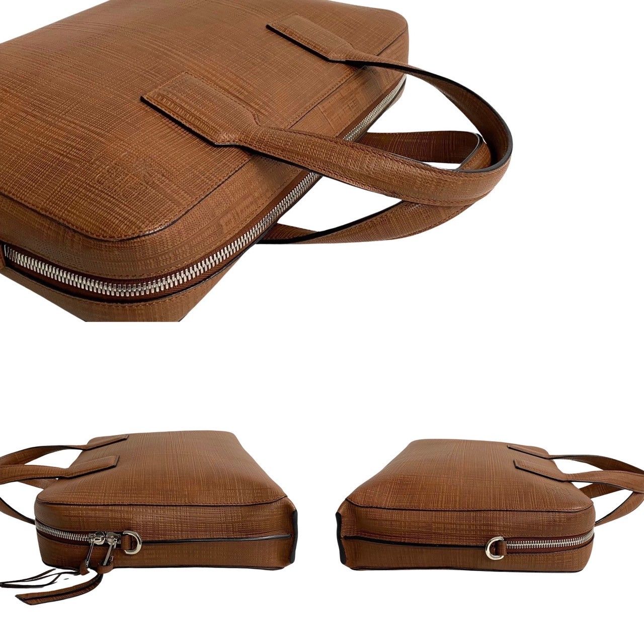 極 美品 LOEWE ロエベ ゴヤ アナグラム ロゴ レザー 本革 2way