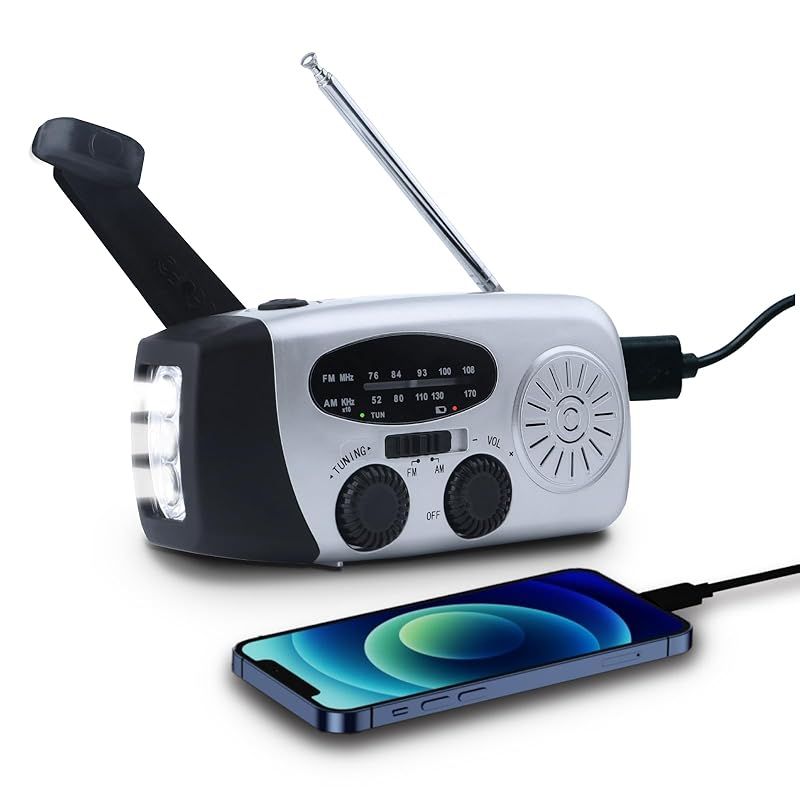 防災ラジオ ソーラー 手回し充電 ラジオ AM/FMラジオ対応 多機能防災ラジオ 3WAY 充電式ラジオ 携帯ラジオ 2000mAhバッテリー USB充電式 懐中電灯 SOSアラーム 防災グッズ 軽量 コンパクト 被災地 
