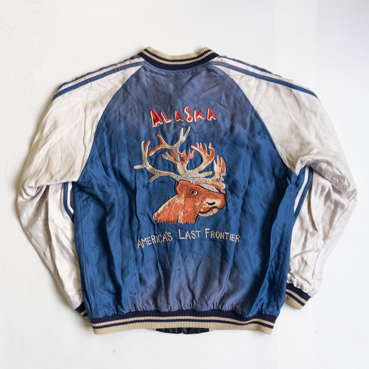 TAILOR TOYO TT15492 リバーシブル スカジャン L スーベニア ジャケット 刺繍 サテン テーラー東洋 エイジングモデル 25100517