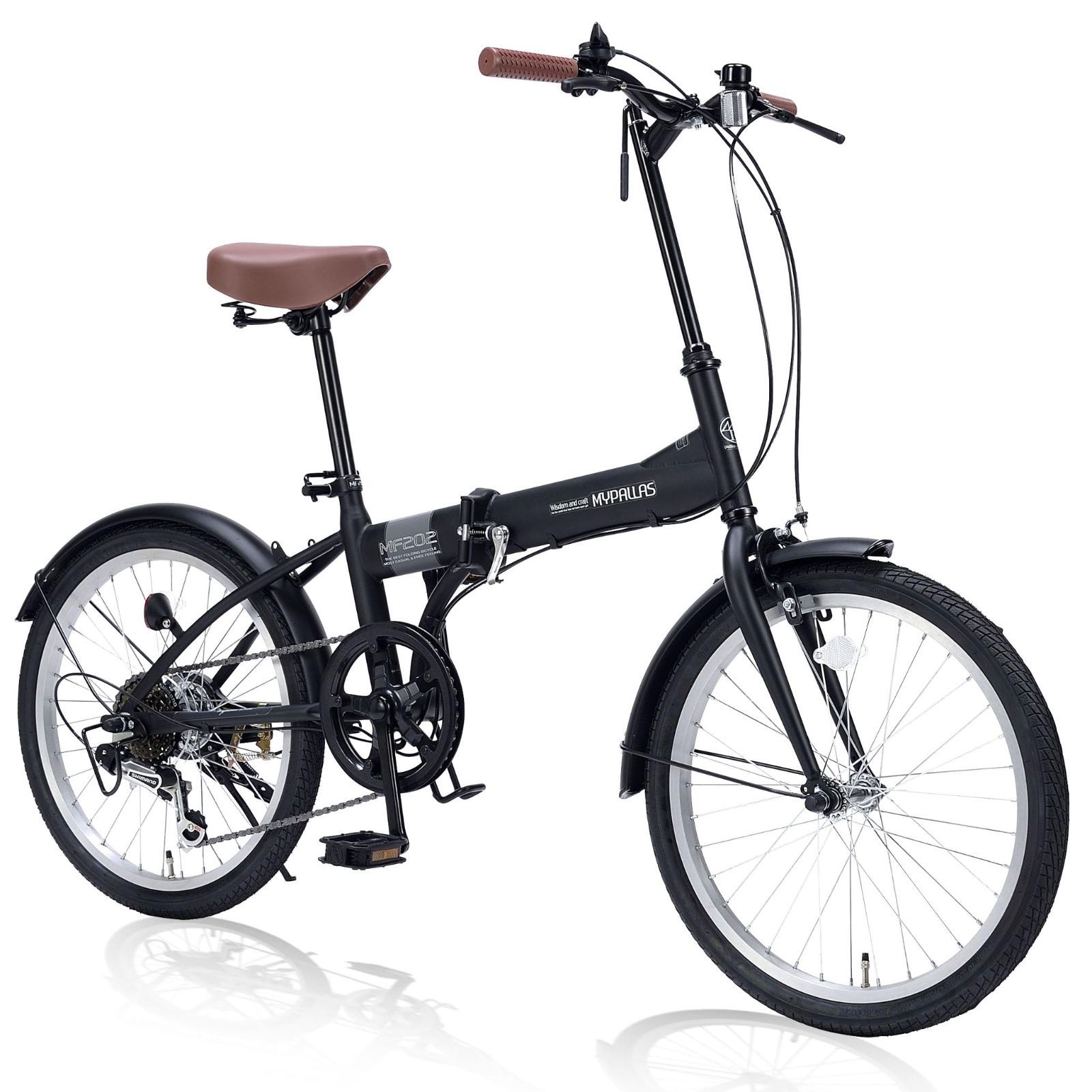 商品 シンプルなスタンダード自転車 ３色カラー 男女兼用 通勤通学 MF202 街乗り シマノ製サムシフト6段変速 折畳自転車20インチ MODEL MYPALLAS マイパラス NEW 2025
