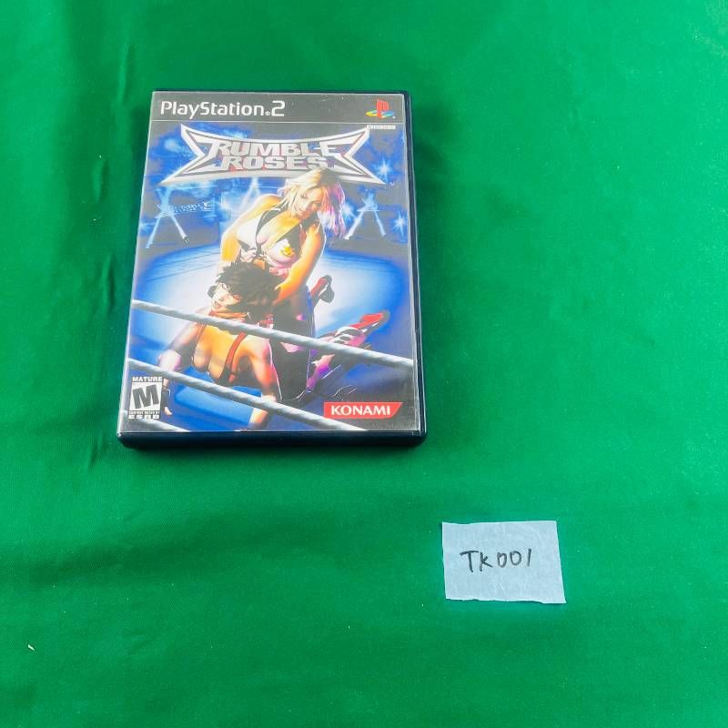 PS2販促ポスター RUMBLEROSES PlayStation2 プレステ2 Rumble Roses PS2 BOX ART Premium POSTER MADE IN USA - PS2467